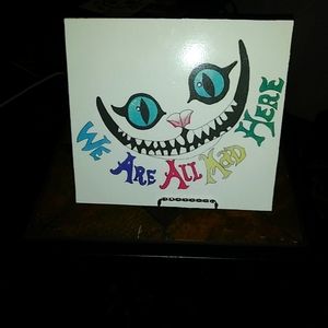 Hand drawn Alice in wonderland picture.